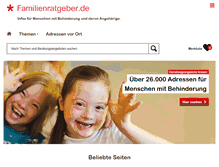 Tablet Screenshot of familienratgeber.de